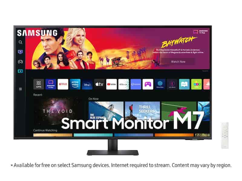 43” M70B 4K UHD Smart Monitor with Streaming TV in Black