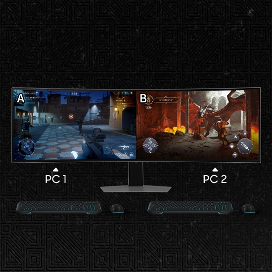 Together side-by-side in one screen: Picture-by-Picture