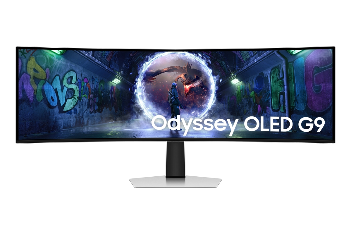 Thumbnail image of 49&quot; Odyssey OLED G9 (G93SD) Dual QHD 240Hz 0.03ms G-Sync Compatible Curved Gaming Monitor with Glare Free