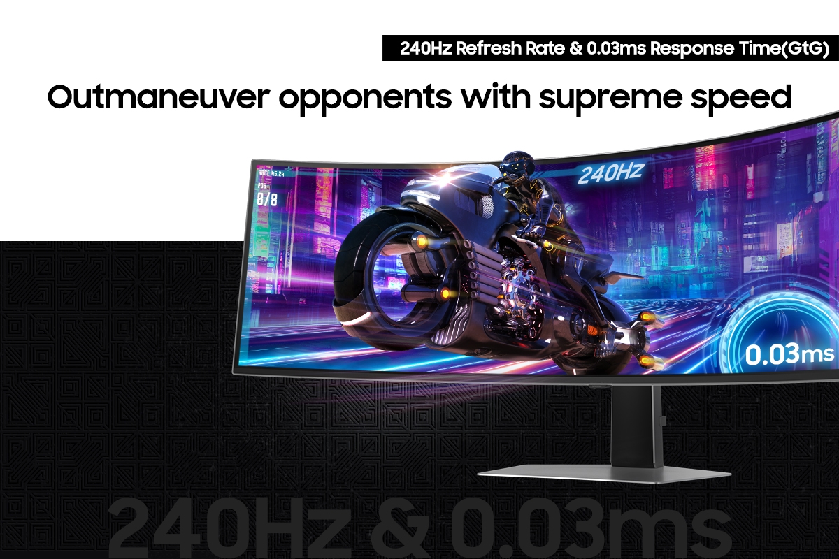 Thumbnail image of 49&quot; Odyssey OLED G9 (G93SD) Dual QHD 240Hz 0.03ms G-Sync Compatible Curved Gaming Monitor with Glare Free