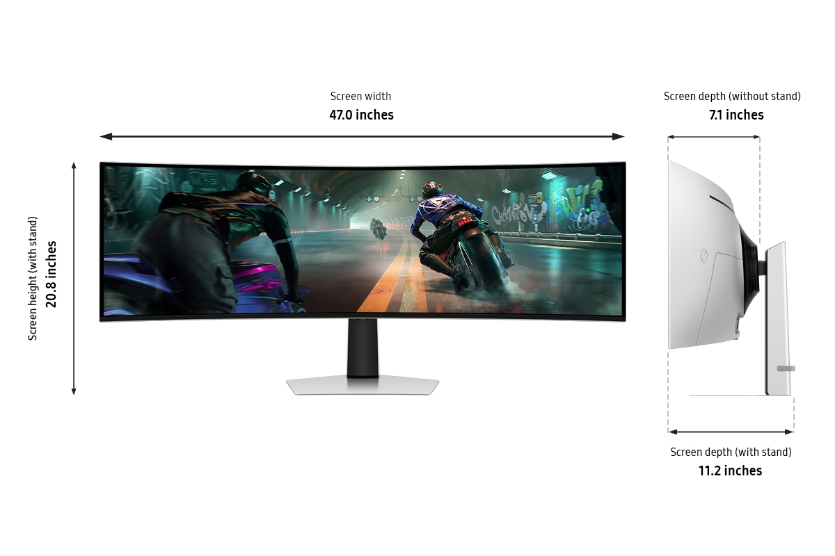 49” Odyssey OLED G9 (G91SD) Dual QHD 144Hz 0.03ms Curved Gaming Monitor