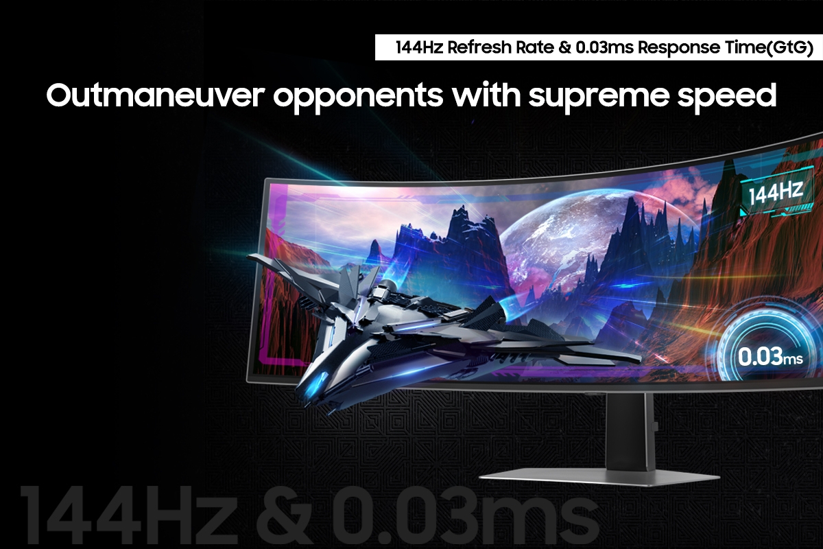 49” Odyssey OLED G9 (G91SD) Dual QHD 144Hz 0.03ms Curved Gaming Monitor