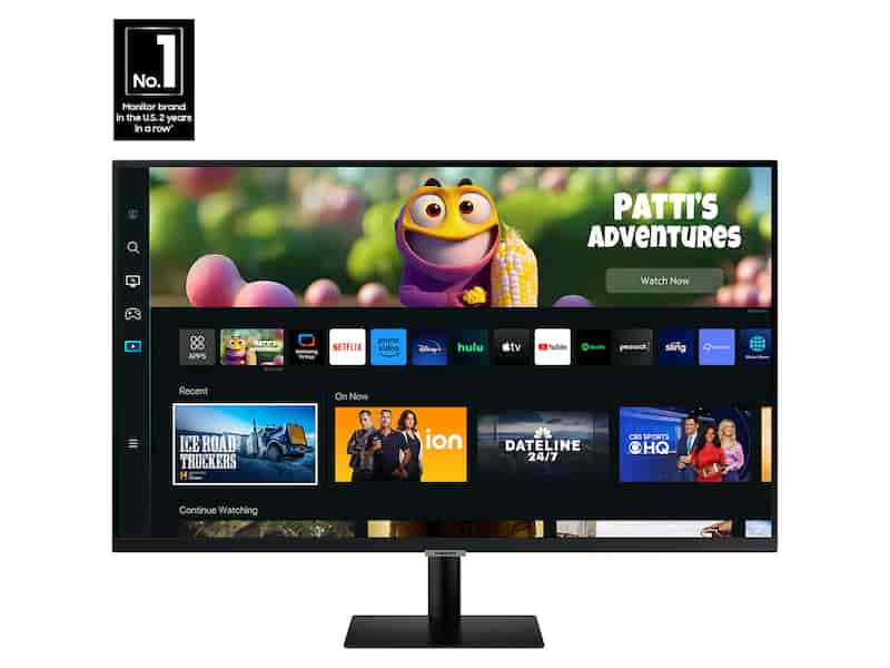 27” M50C FHD Smart Monitor with Streaming TV in Black