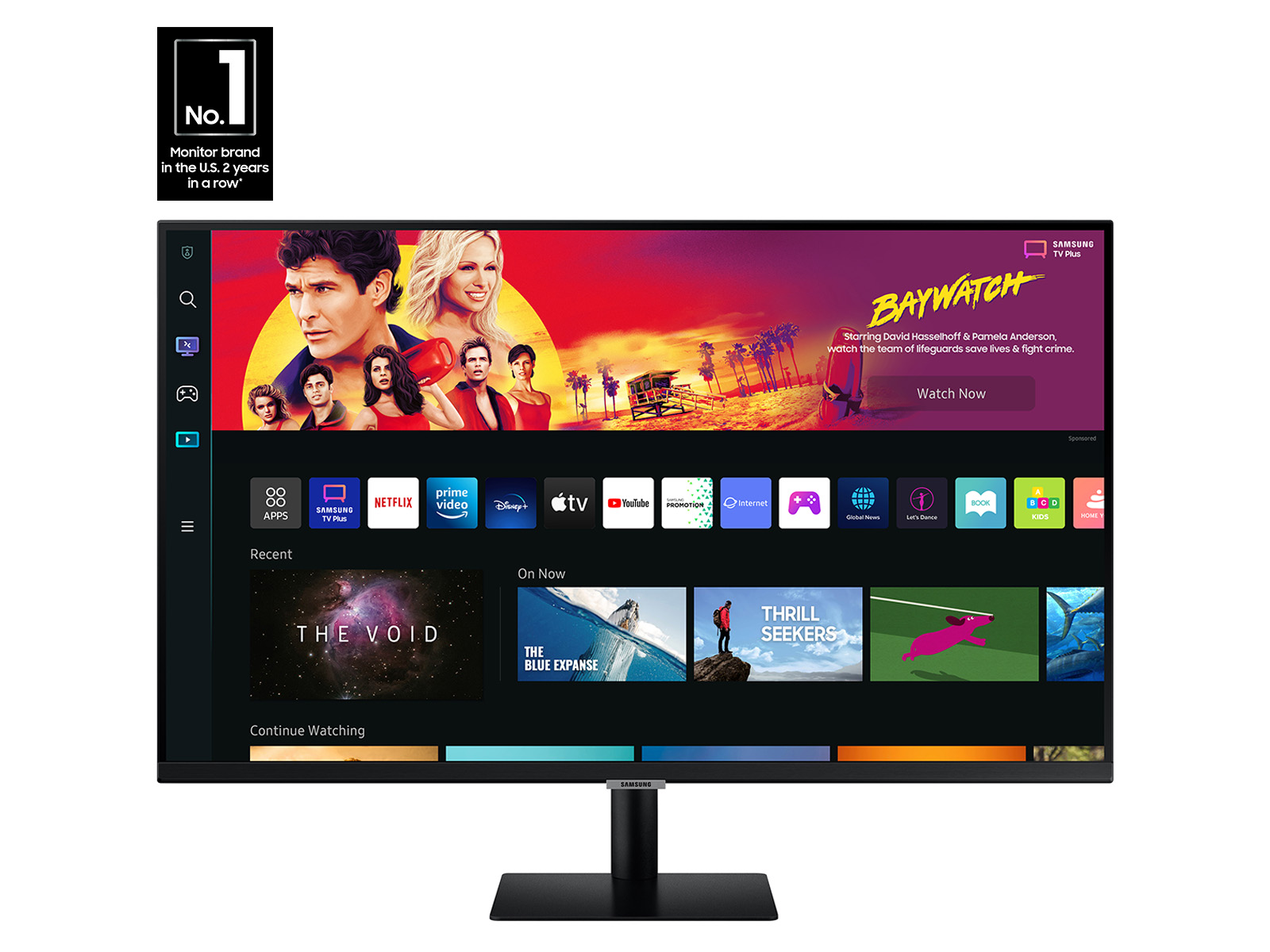 Photos - Monitor Samsung 32" M70B 4K UHD Smart  with Streaming TV in black(LS32BM702 