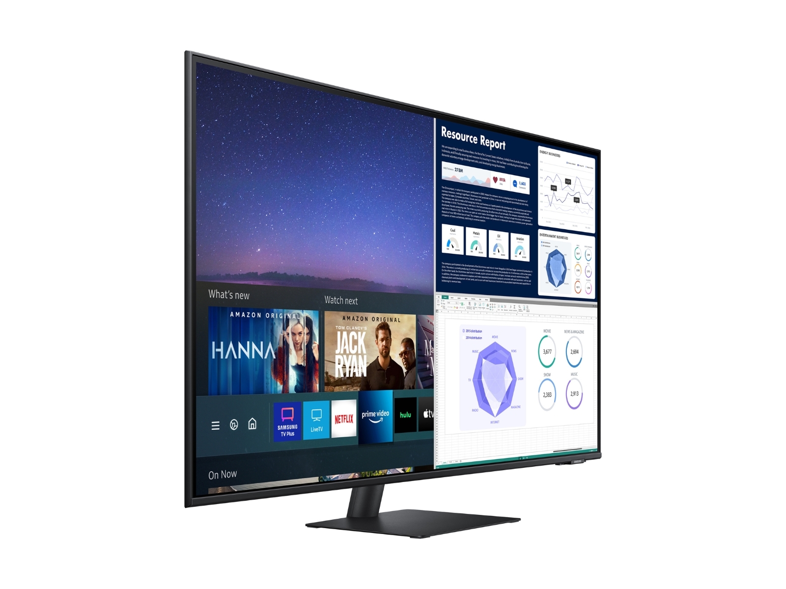 SAMSUNG 32 Class M70B 4K UHD Smart Monitor with Streaming TV in Black-  LS32BM702UNXGO 
