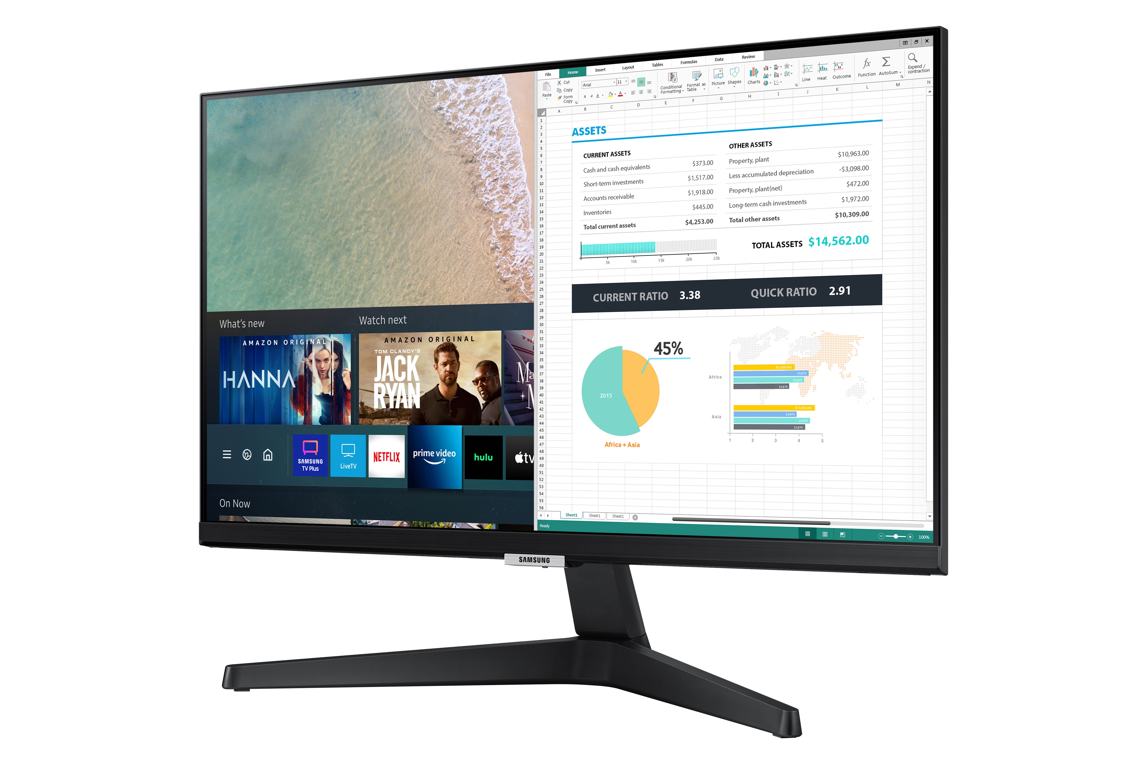 Thumbnail image of 24” M50A FHD Smart Monitor with Streaming TV in Black