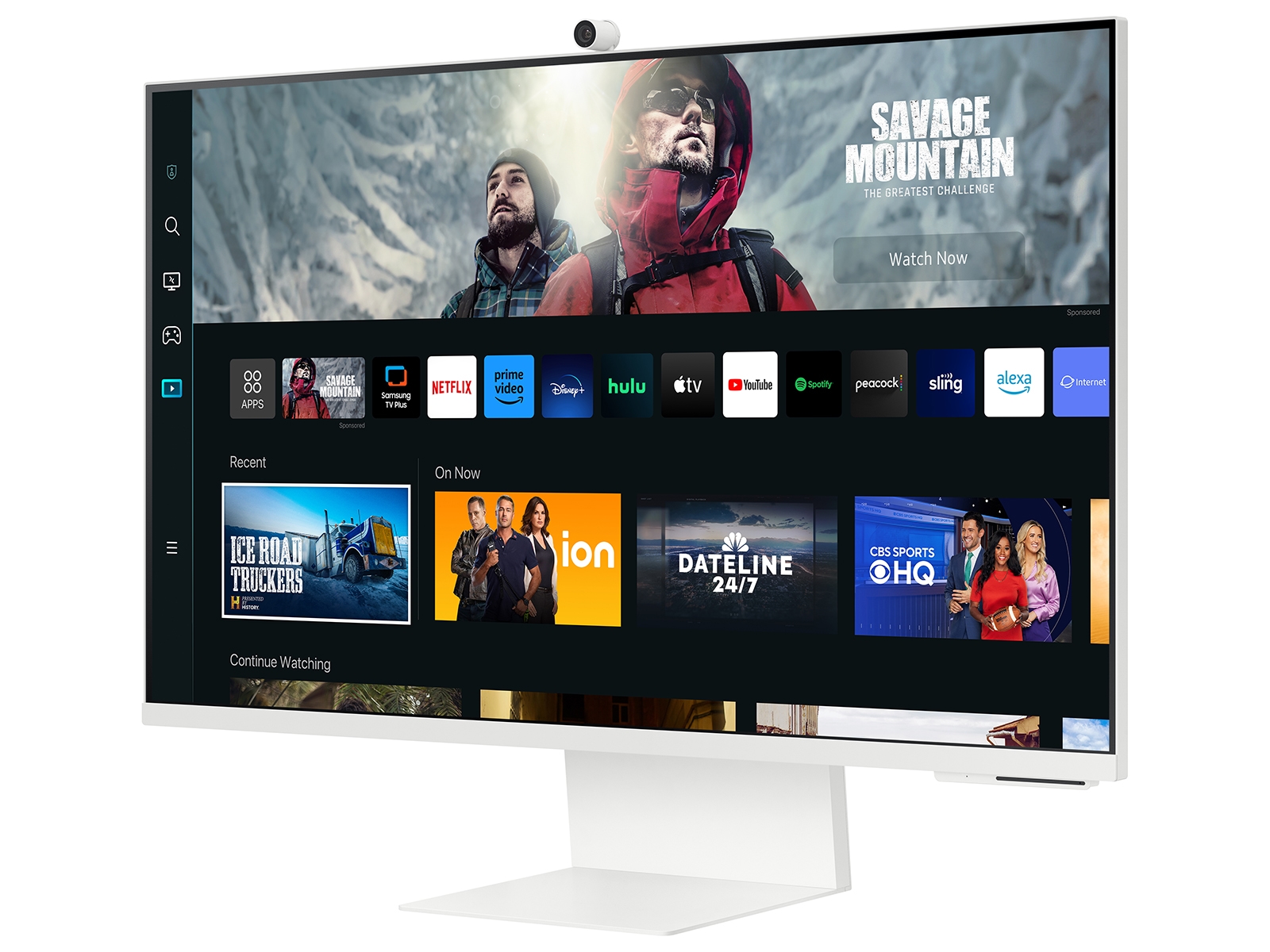Thumbnail image of 27” M80C Smart Monitor 4K UHD with Streaming TV, USB-C Ergonomic Stand and SlimFit Camera - Warm White