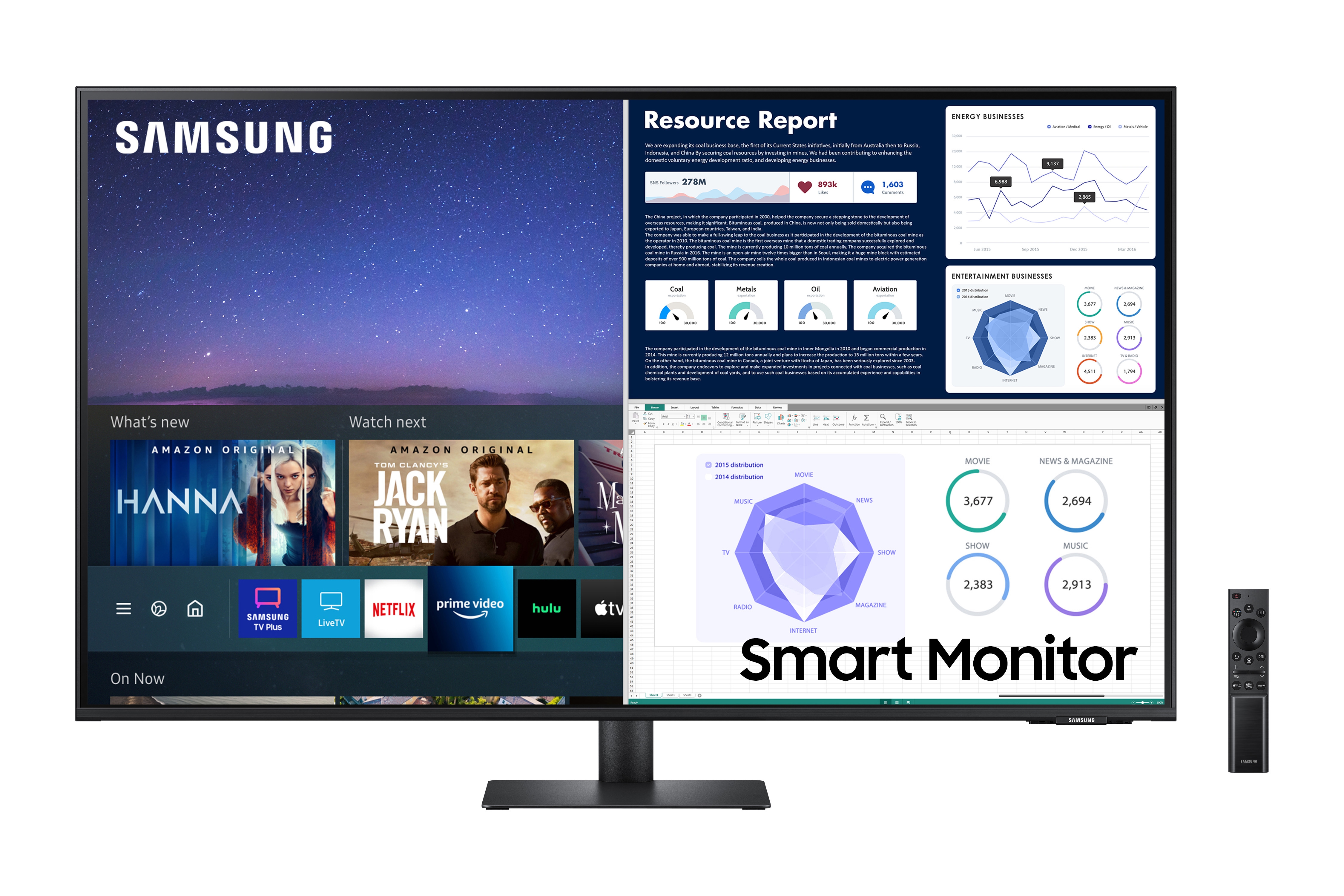 samsung smart monitor 43