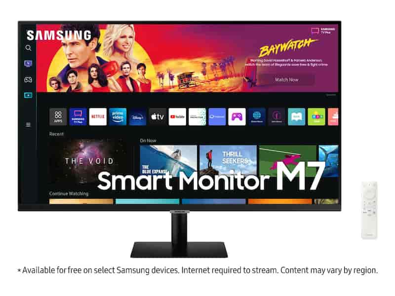 32” M70B 4K UHD Smart Monitor with Streaming TV in Black