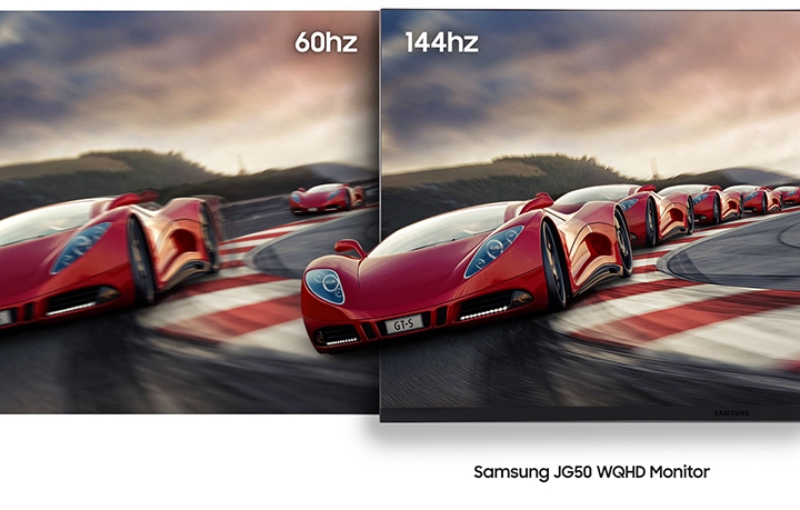 Samsung C27JG50QQU - CJG5 Series - écran LED - incurvé - 27 (26.9  visualisable) - 2560 x 1440 WQHD @ 144 Hz - VA - 300 cd/m² - 3000:1 - 4 ms  