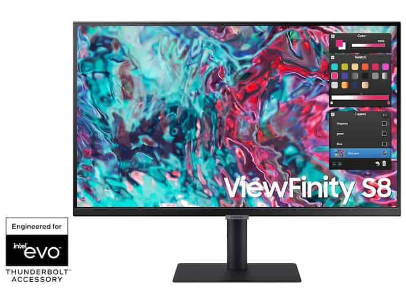 27” Viewfinity S80TB 4K UHD IPS Thunderbolt4 with Built-in Speakers Monitors