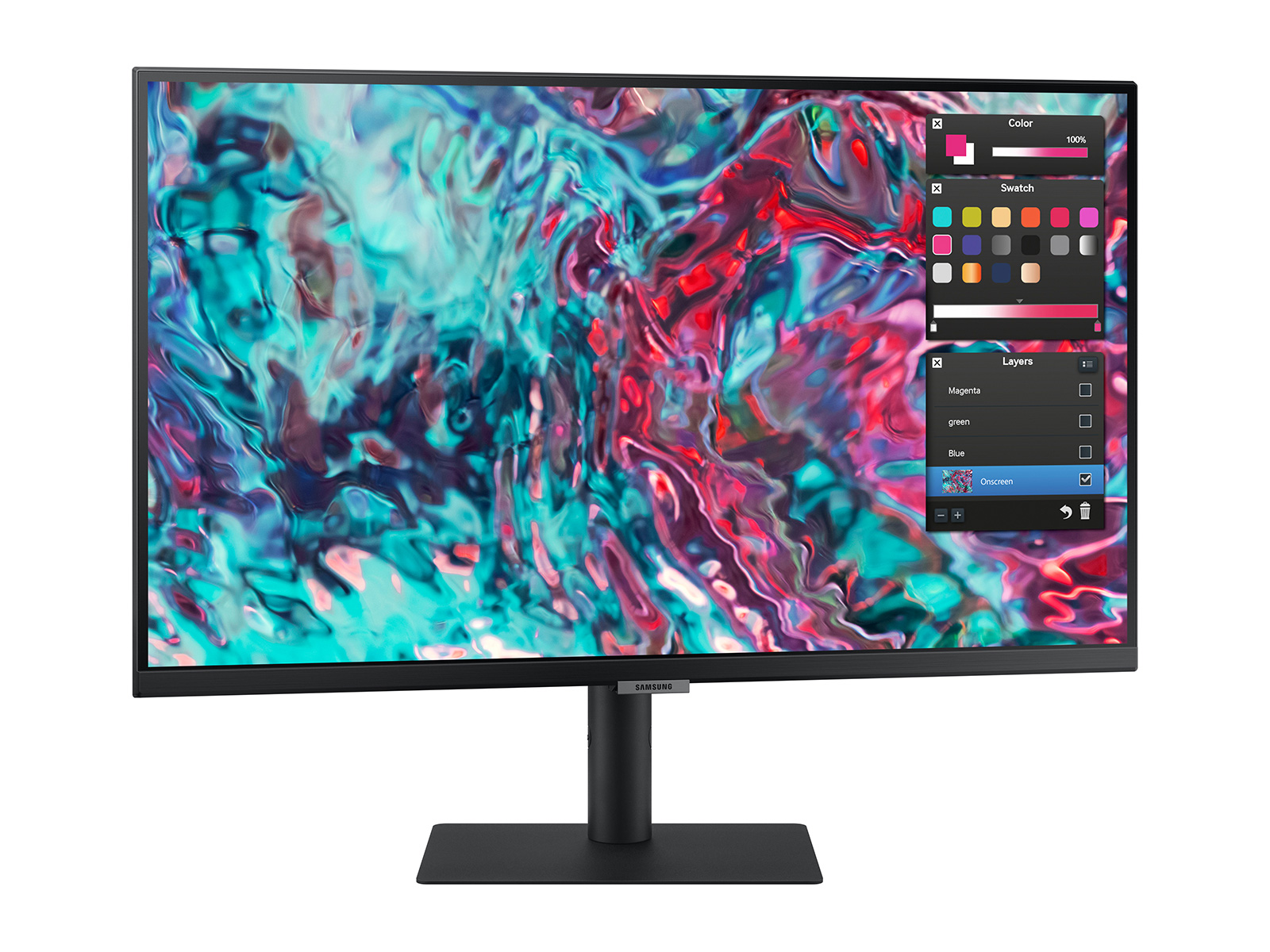 27'' UHD (3840 x 2160) IPS Zero-Frame LED Monitor, 4K Computer Monitor with  Speakers,60Hz,99% sRGB,5ms,2X HDMI,DisplayPort,VESA,Tilt