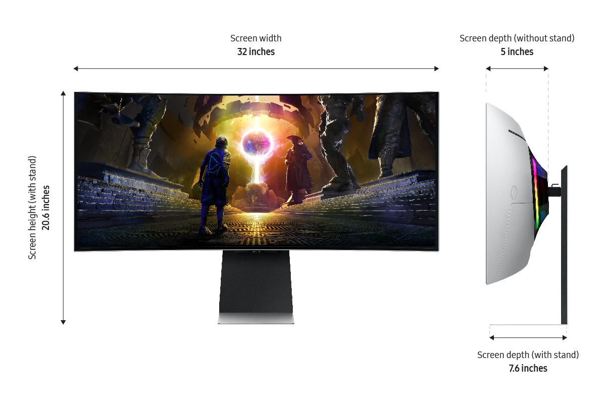 Thumbnail image of 34” Odyssey OLED G8 (G85SD) Ultra-WQHD 175Hz 0.03ms Curved Gaming Monitor