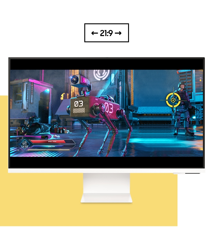 Samsung Smart Monitor M8 32'' en resolution UHD 4K. Le 1er écran tout-en-un  pour accéder facilement à vos applications de divertissement et travail.