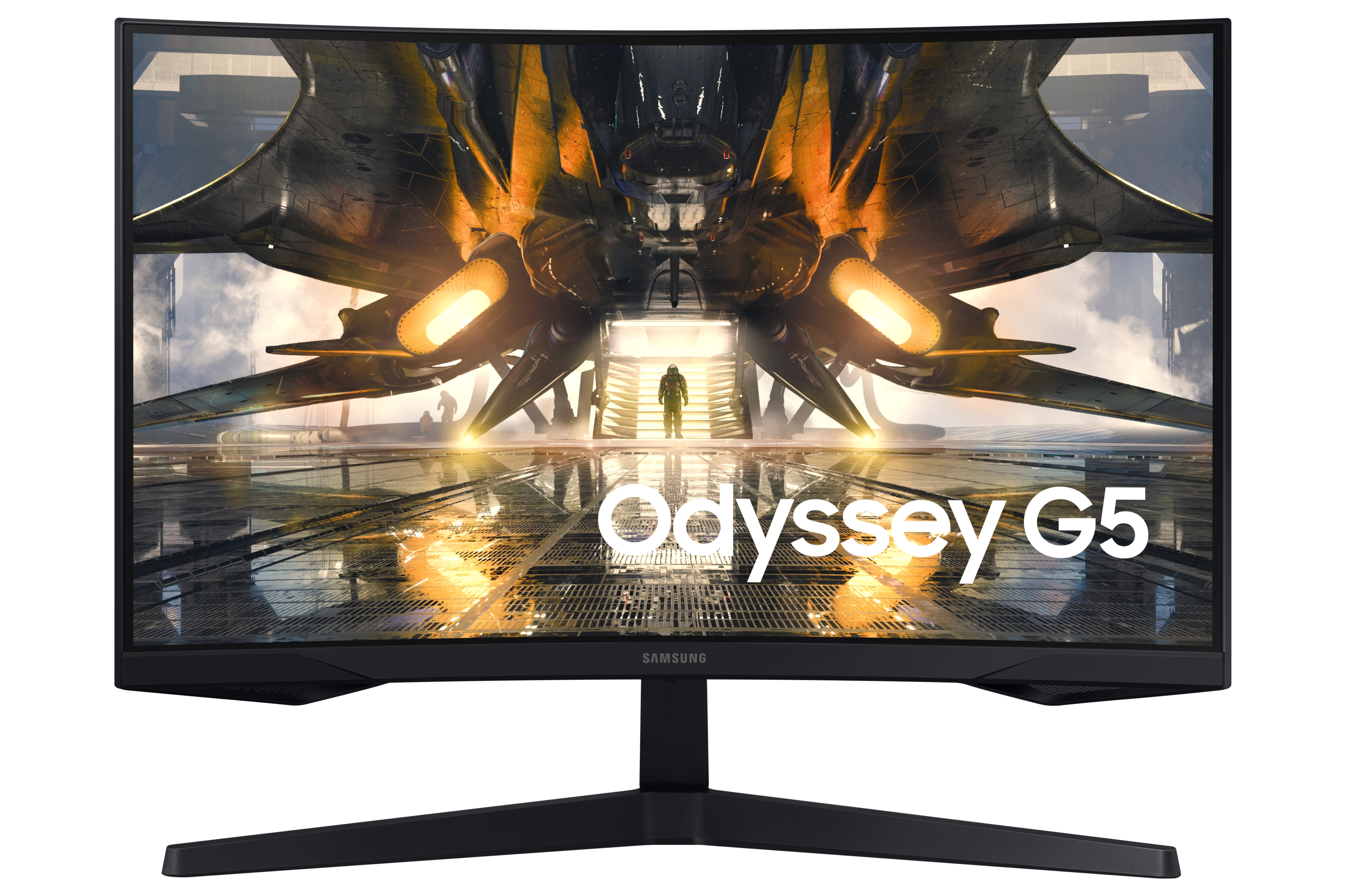 Samsung 32" Odyssey G55A WQHD 165Hz 1ms HDR10 Curved Gaming Monitor in black(LS32AG552ENXZA)