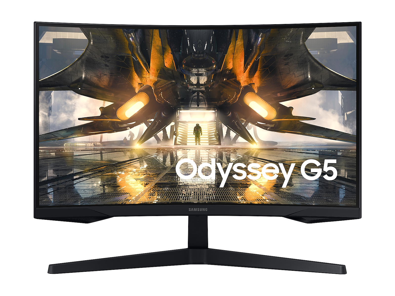 Samsung 32" Odyssey G55A WQHD Curved Gaming Monitor in Black(LS32AG552ENXZA)
