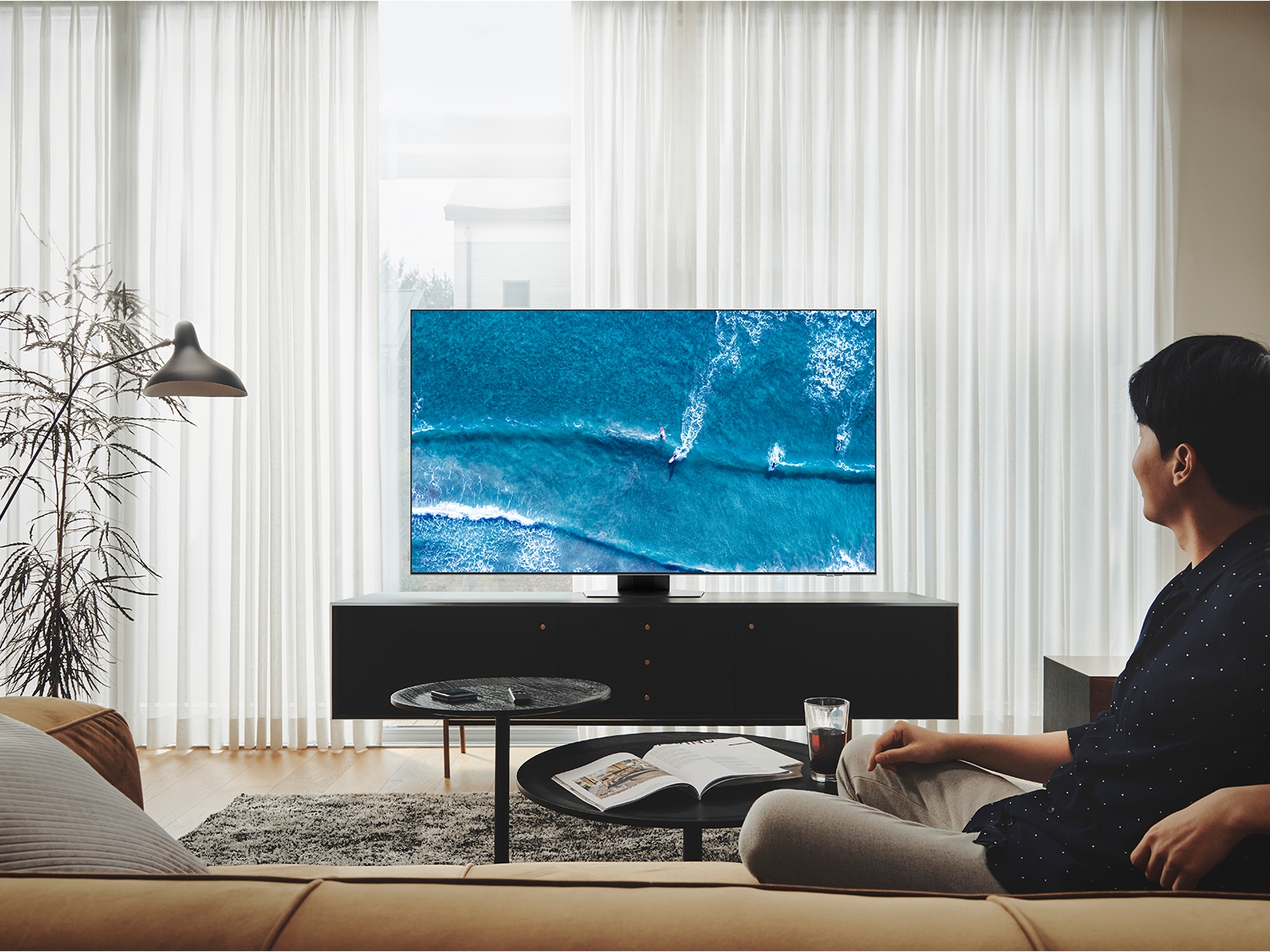 Televisor Samsung 75 pulgadas QLED 4K Ultra HD Smart TV QN75QN85