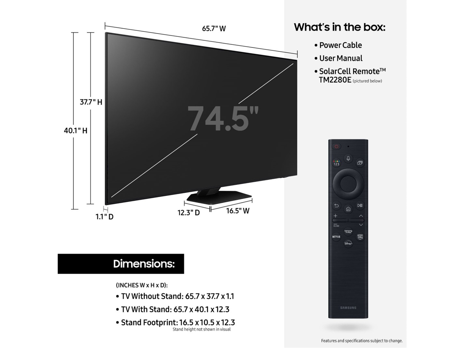 TELEVISOR-TV SAMSUNG 75″ QLED 4K UHD SMART WIFI - Computron