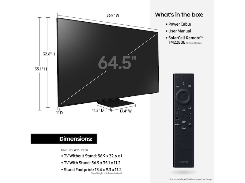 hævn Kælder øretelefon 65" Class QN90B Samsung Neo QLED 4K Smart TV (2022) | Samsung US