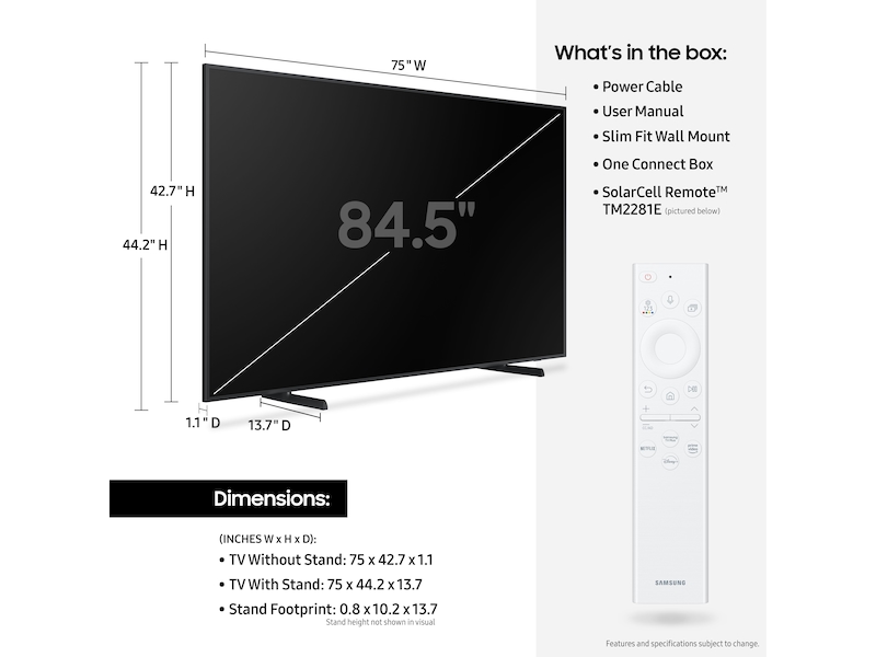 What Size Soundbar For 85 Inch Tv?