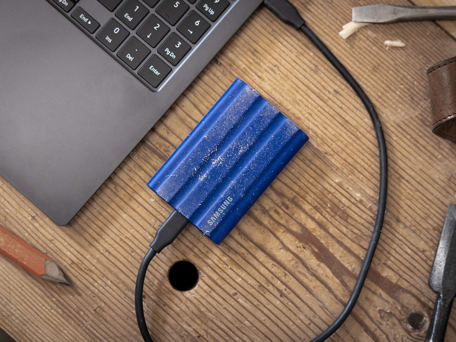 Thumbnail image of Portable SSD T7 Shield USB 3.2 2TB (Blue)