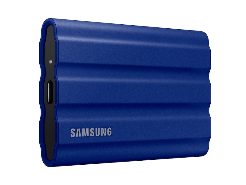 værtinde Forlænge etikette Portable SSD T7 Shield USB 3.2 1TB (Blue) Memory & Storage - MU-PE1T0R/AM |  Samsung US