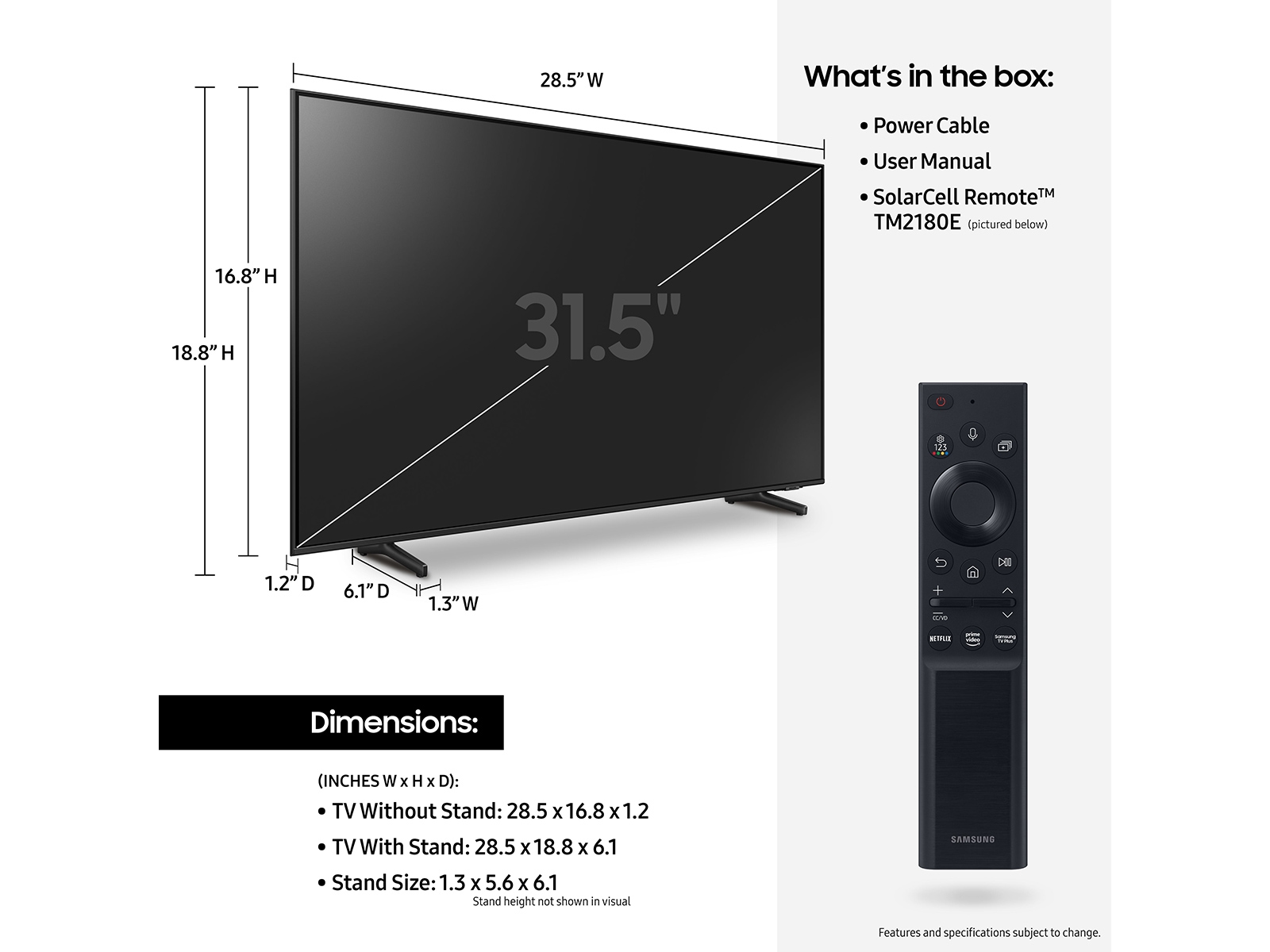 TV SAMSUNG QLED 32 POUCES QE32Q50A (2021)