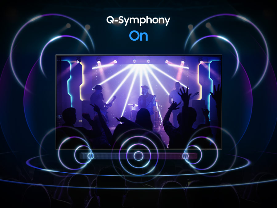 Poster of Samsung 4k with Q-Symphony switched on