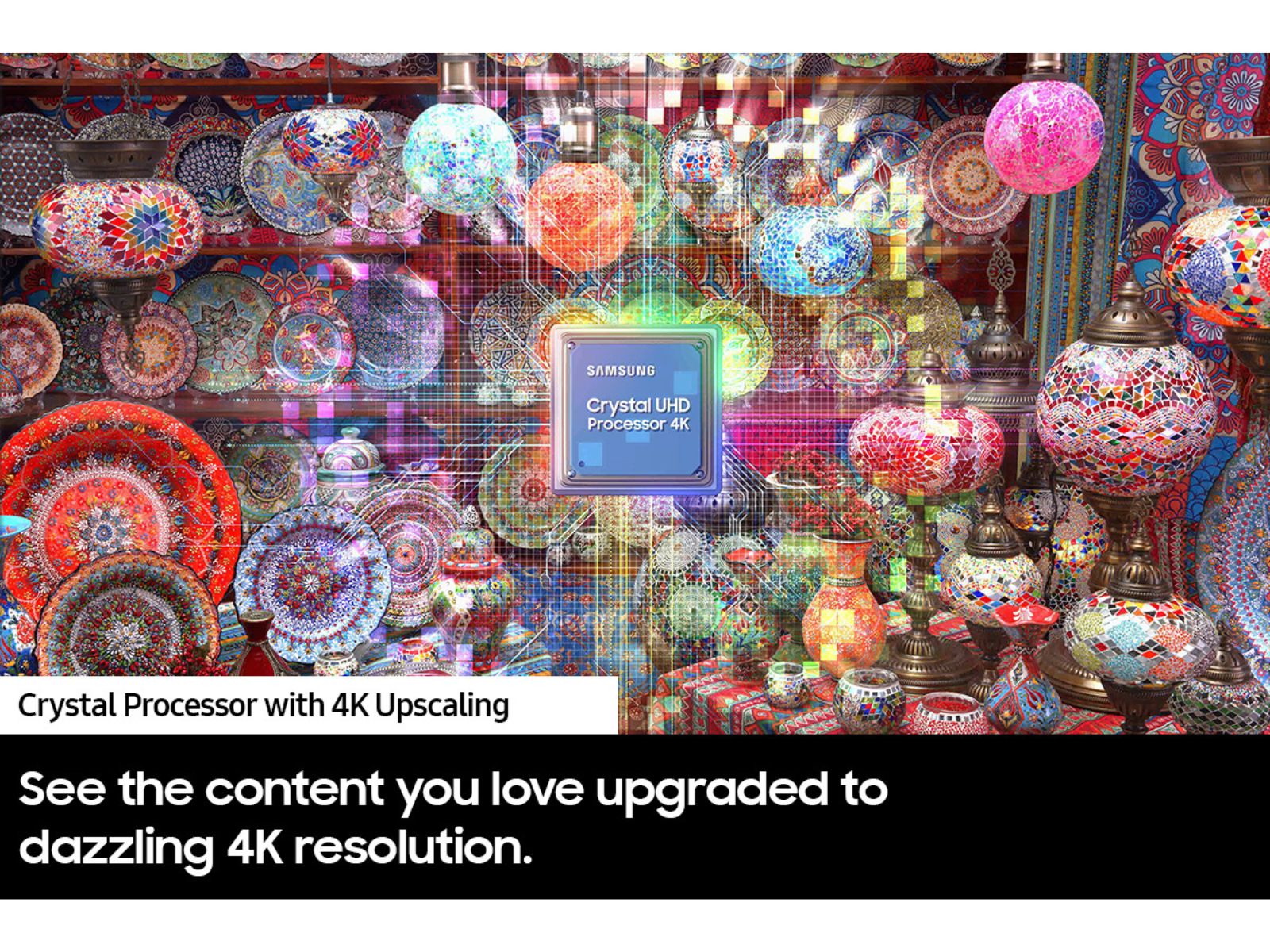 Samsung 65 CU7000 Crystal UHD 4K Smart TV with 4-Year Coverage