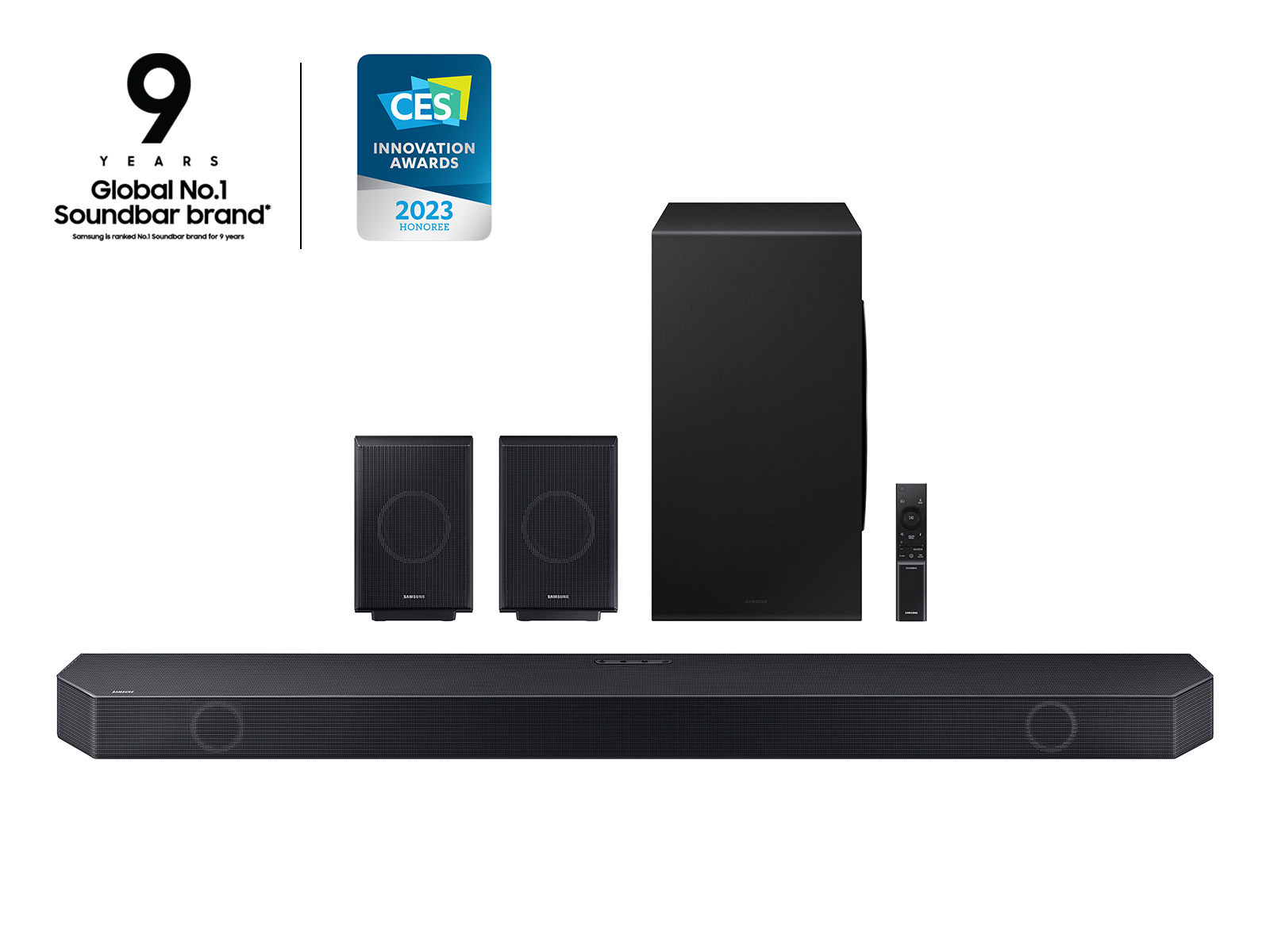 nakke kontanter slap af Q-series 11.1.4 ch. Wireless Dolby ATMOS Soundbar Q990C | Samsung US
