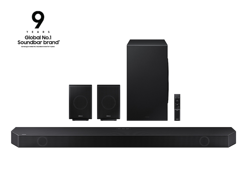 mikro bronze Faciliteter Q-series 11.1.4 ch. Wireless Dolby ATMOS Soundbar Q990B (2022) | Samsung US