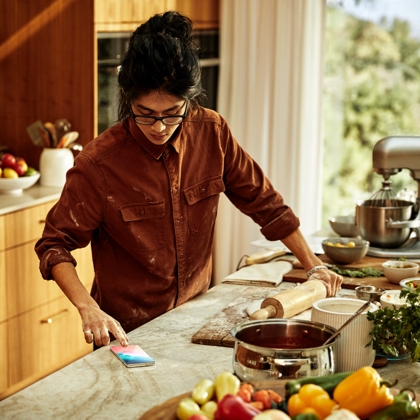 "Play cooking playlist."