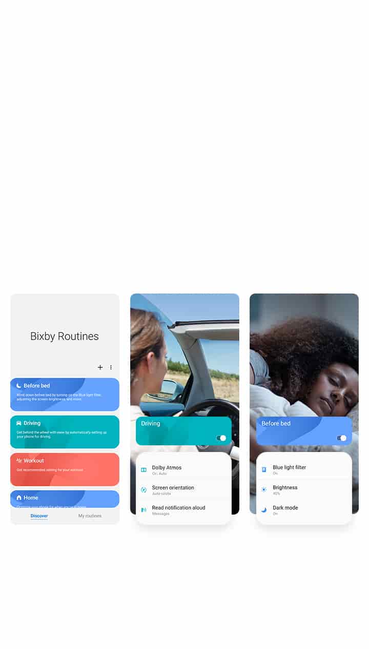 Save time and effort with Bixby Routines
