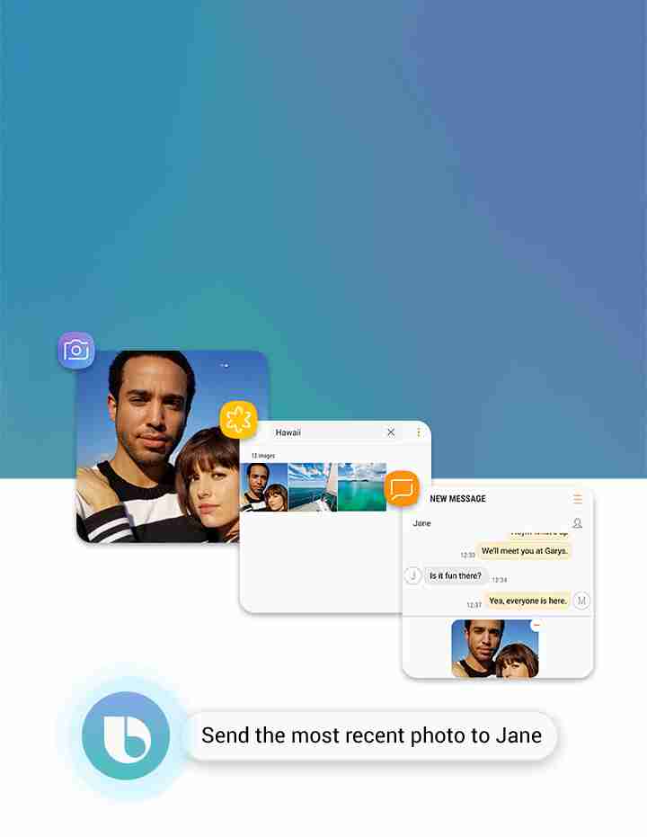 Samsung Bixby: Take & Send a Selfie