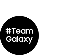 #TeamGalaxy logo with letters in bold typeface