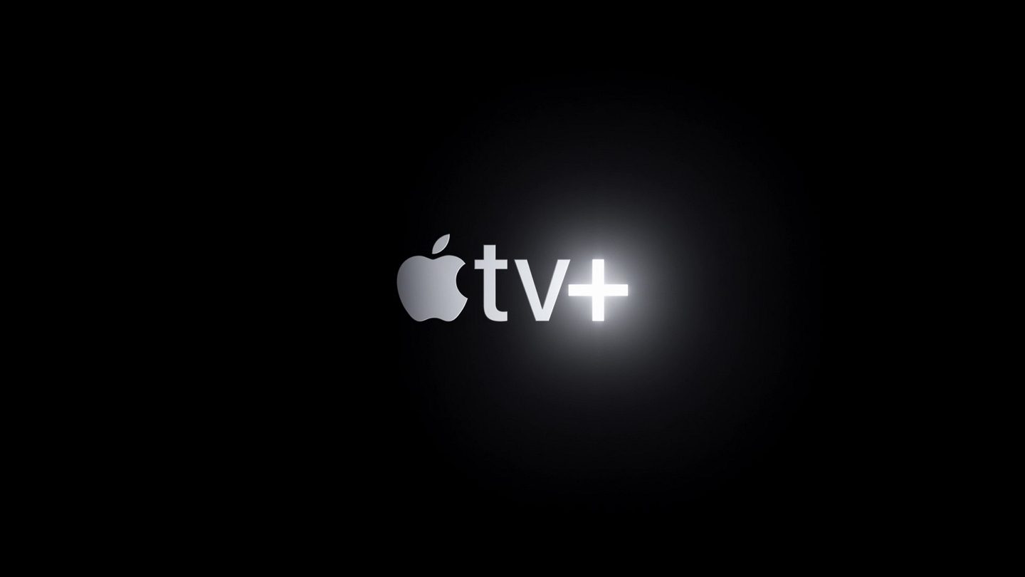 Apple TV+ logo appears in the middle of the black screen.