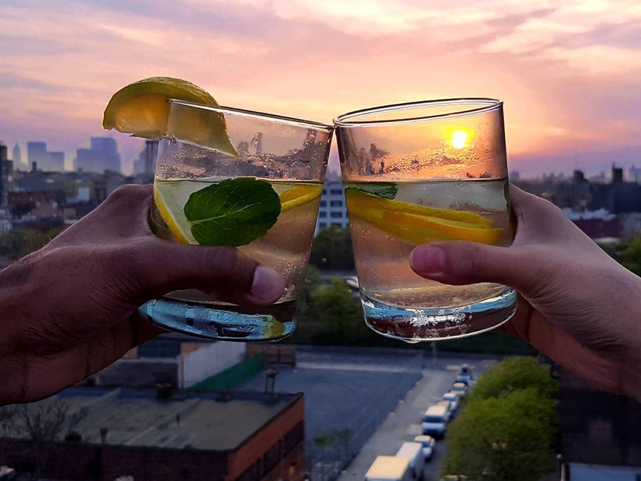 Rooftop sunset photography with the Galaxy S7 Edge