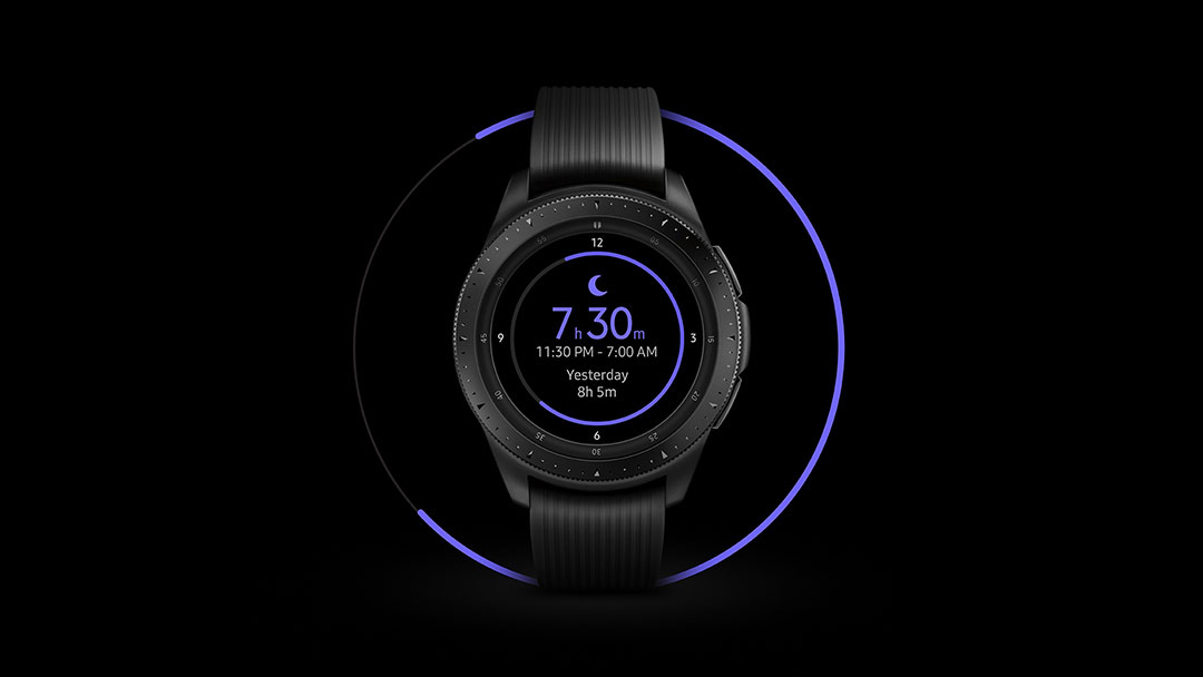 Galaxy Watch tracking sleep