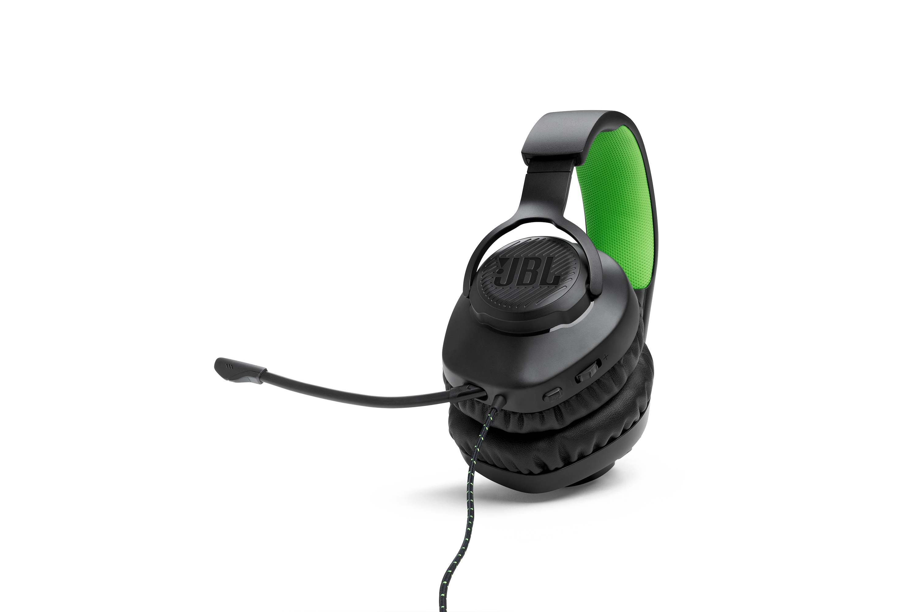 SamsungUS/home/harman-kardon/jbl-harman-kardon/gaming-headset/jblq100xblkgrnam/JBLQ100XBLKGRN_009_Detail_Black.png