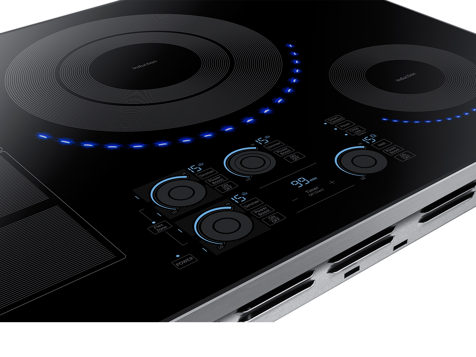 Samsung 30 Smart Induction Cooktop with Wi-Fi in Black