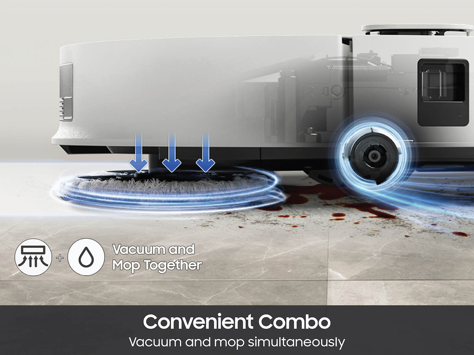 Thumbnail image of Bespoke Jet Bot Combo&trade; AI Robot Vacuum and Mop with All-in-One Clean Station&reg; with Auto Steam