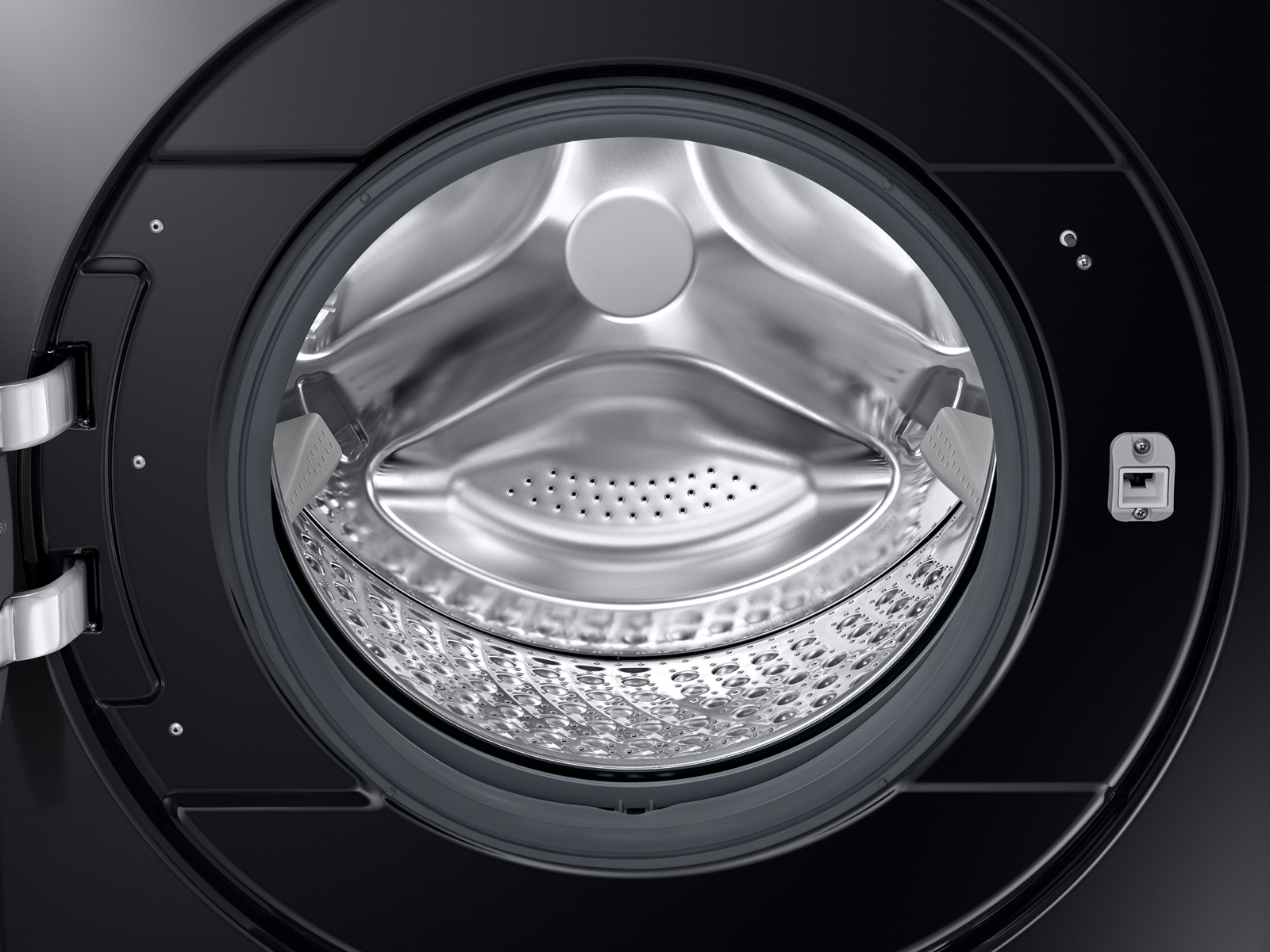 Thumbnail image of 5.6 cu. ft. Front Load Washer with SuperSpeed in Black Stainless Steel