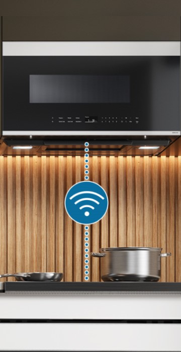 Wi-Fi Connectivity between Samsung Microwave and Samsung Range