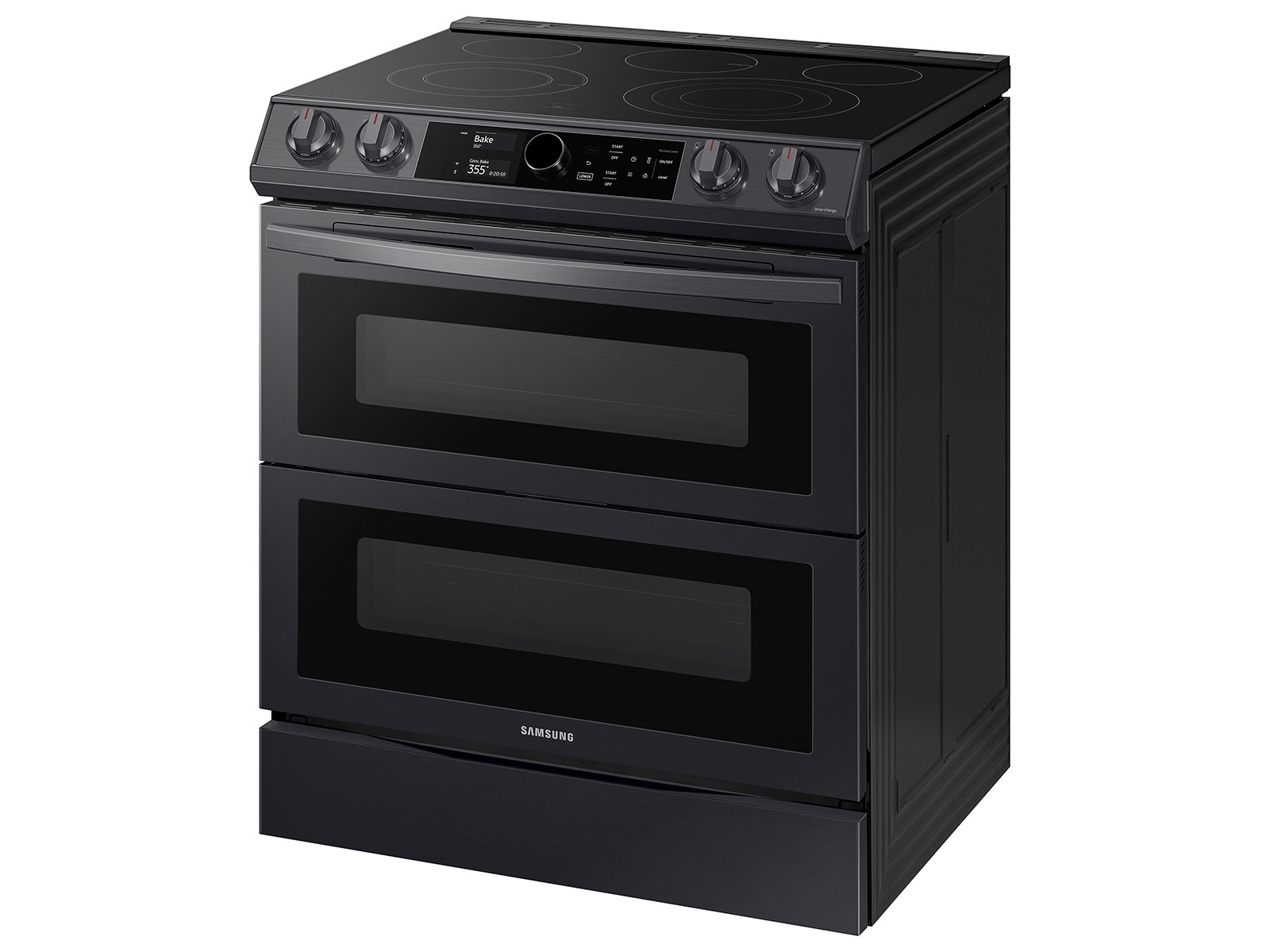 Thumbnail image of 6.3 cu ft. Smart Slide-in Electric Range with Smart Dial, Air Fry, & Flex Duo™ in Black Stainless Steel