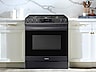 Thumbnail image of 6.0 cu ft. Smart Slide-in Gas Range with Air Fry in Black Stainless Steel