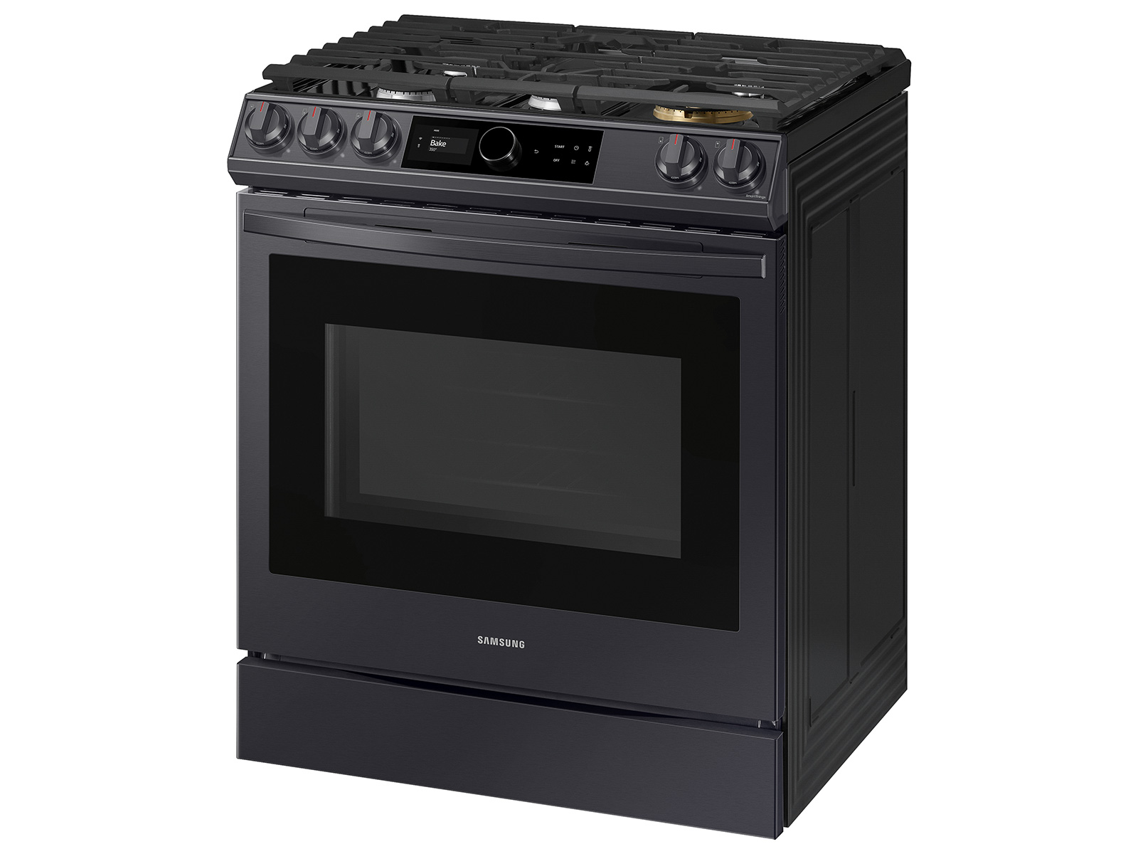 Thumbnail image of 6.0 cu ft. Smart Slide-in Gas Range with Smart Dial & Air Fry in Black Stainless Steel