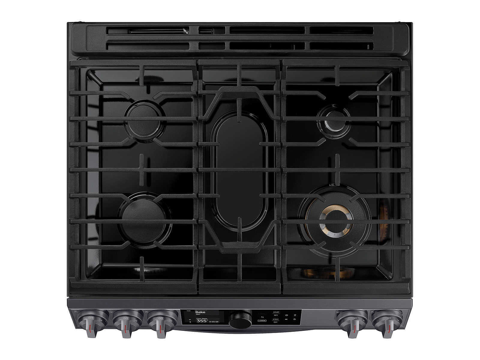 Thumbnail image of 6.0 cu ft. Smart Slide-in Gas Range with Flex Duo™, Smart Dial & Air Fry in Black Stainless Steel