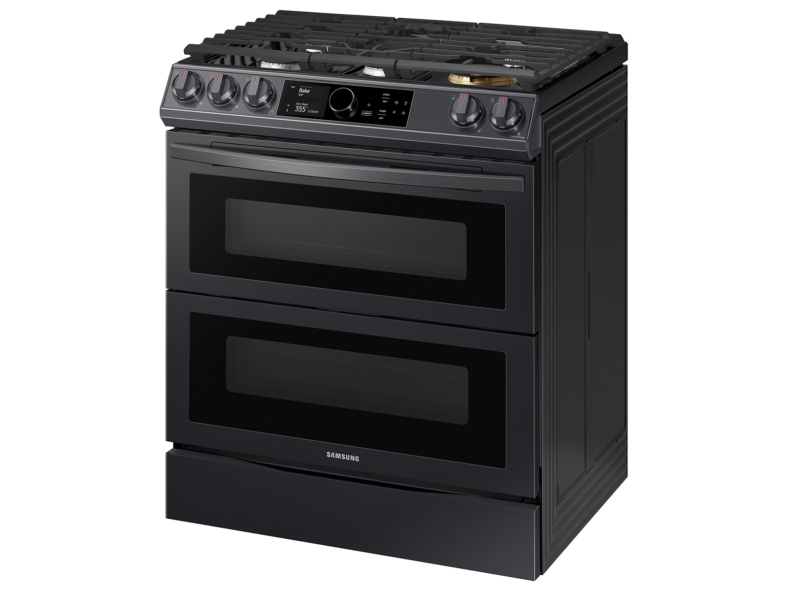 Thumbnail image of 6.0 cu ft. Smart Slide-in Gas Range with Flex Duo&trade;, Smart Dial &amp; Air Fry in Black Stainless Steel