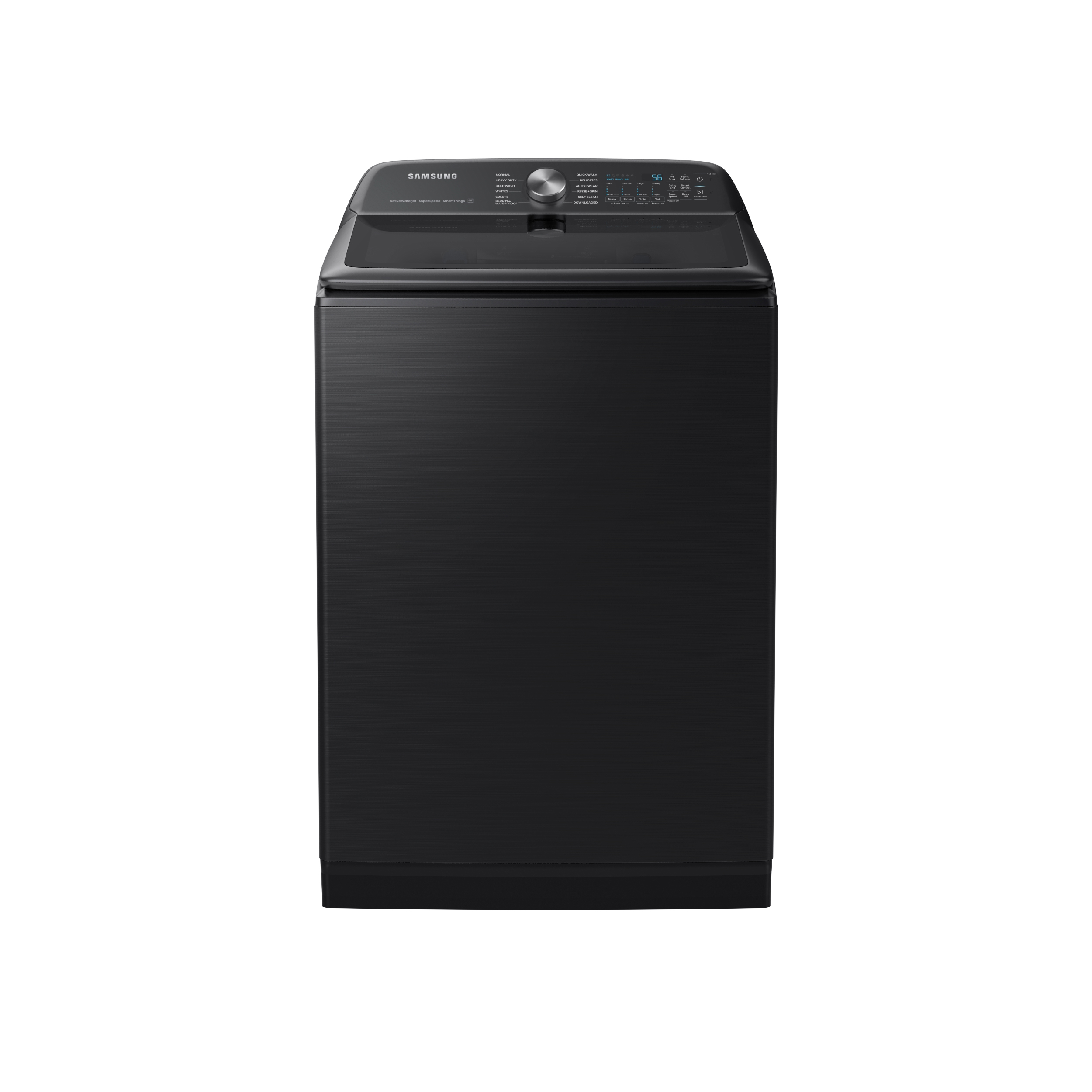 Thumbnail image of 5.1 cu. ft. Smart Top Load Washer with ActiveWave&trade; Agitator and Super Speed Wash in Brushed Black