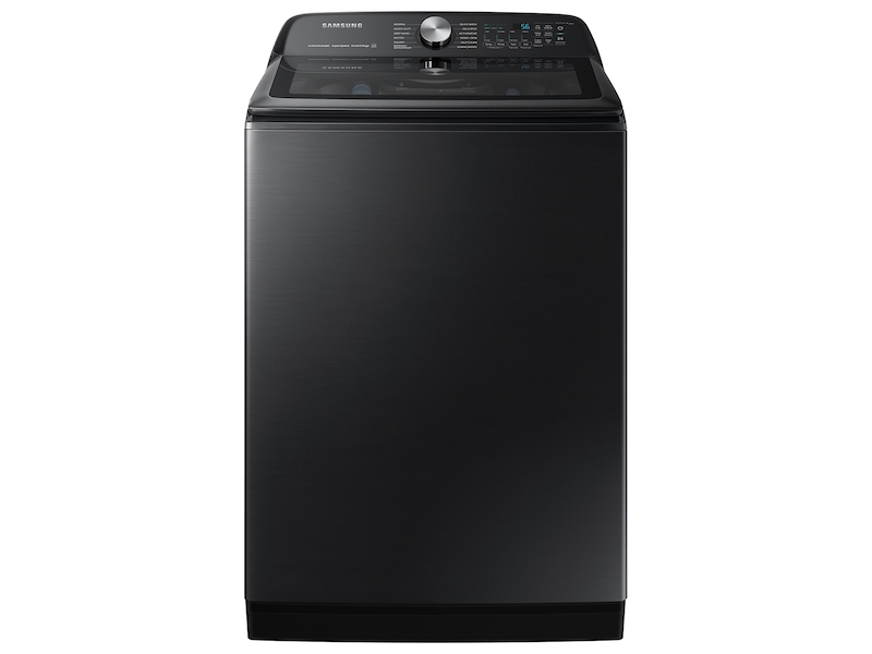 5.1 cu. ft. Smart Top Load Washer with ActiveWave&trade; Agitator and Super Speed Wash in Brushed Black